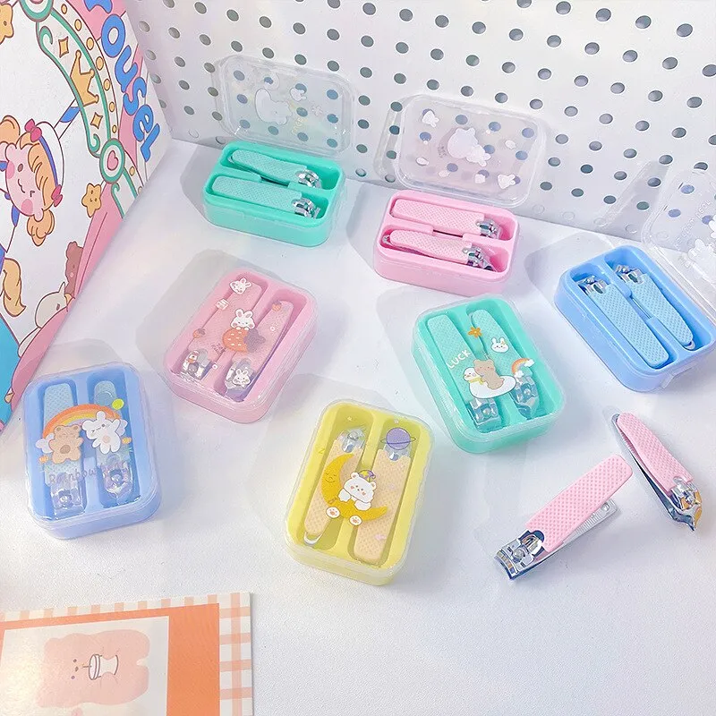 2pcs Macaron Color Nail Cutter